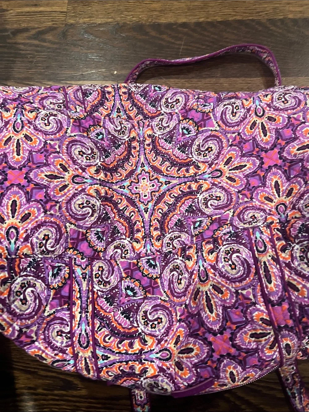 Vera Bradley Pink Paisley Quilted Tote